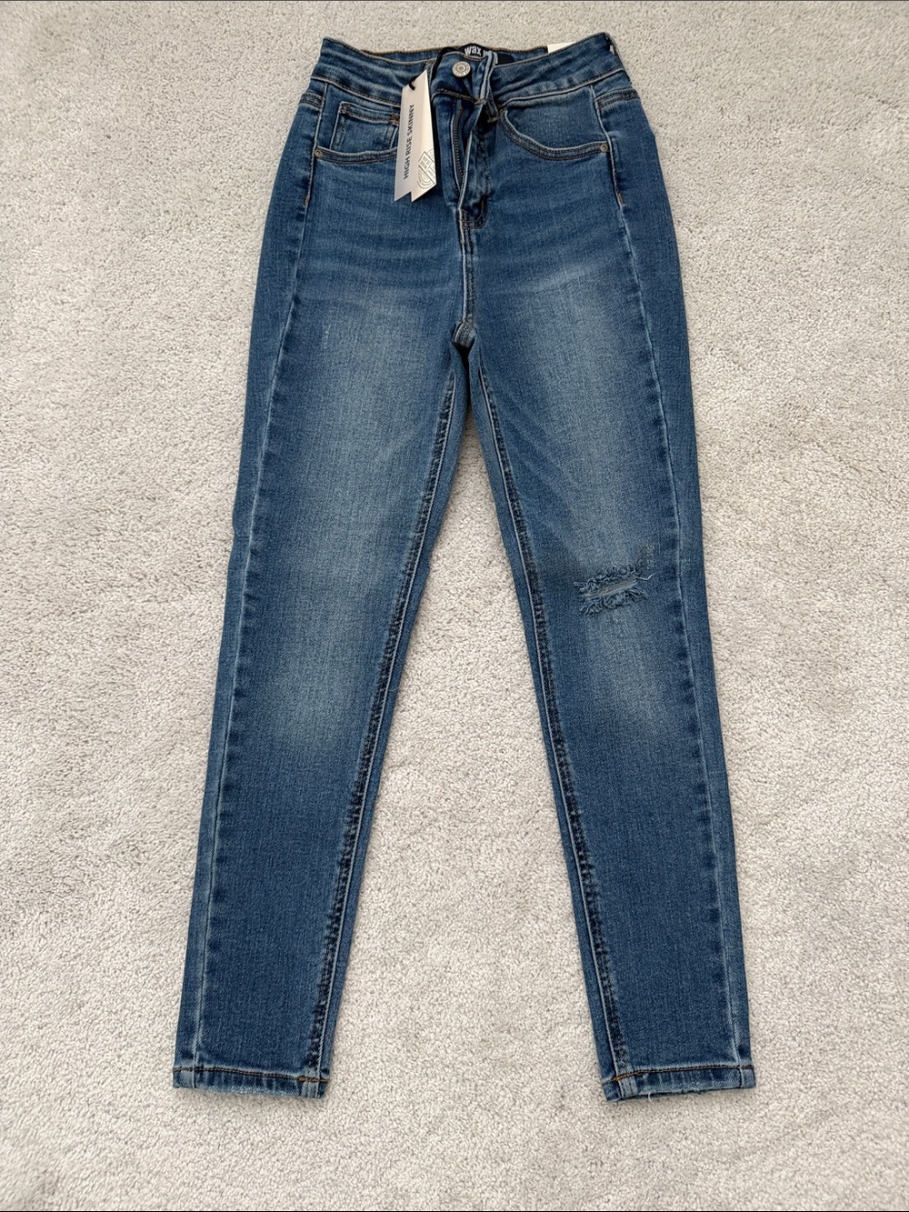 Wax Jean High-Rise Skinny Dark Blue Women's Jeans